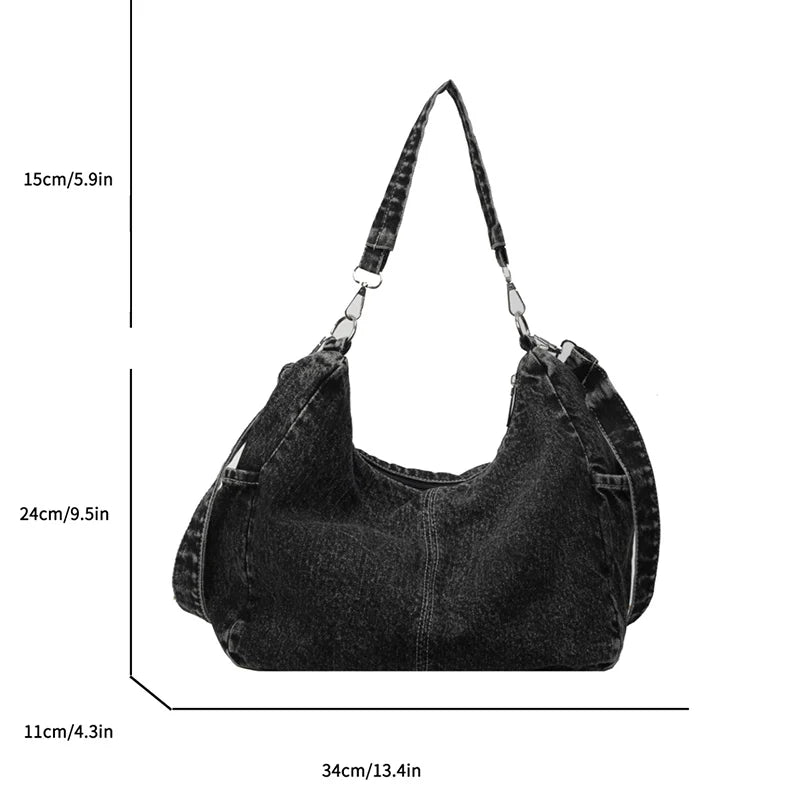 Bolsa Jeans Casual estilo Minimalista