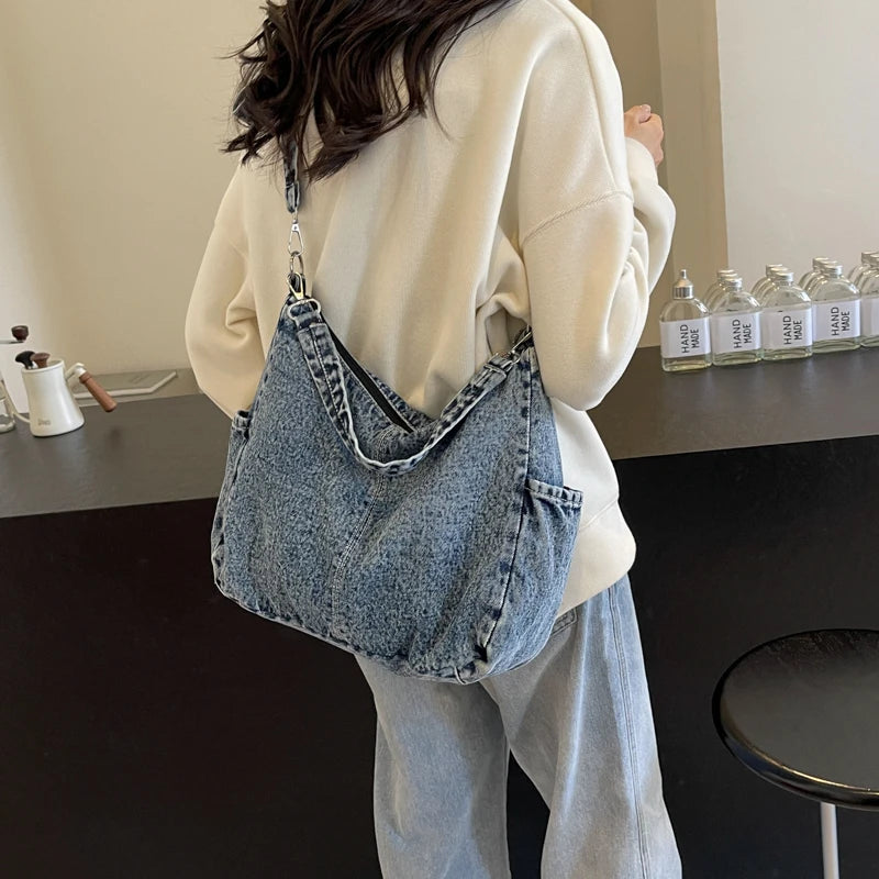 Bolsa Jeans Casual estilo Minimalista